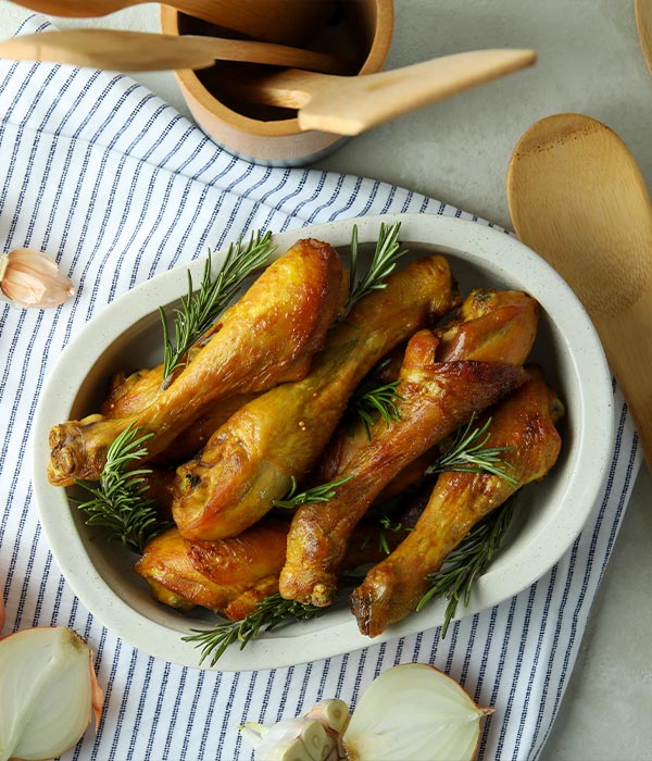 Duck fingers confit in their own fat, sterilized, in a metal can